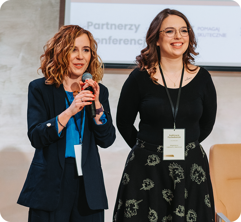 Na zdjęciu twórczynie platformy pomagajskutecznie.pl - Magdalena Hajkiewicz-Mielniczuk i Nina Wojtyra